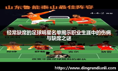 经常缺席的足球明星名单揭示职业生涯中的伤病与缺席之谜